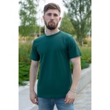 Мужская Тёмно-зелёная футболка
