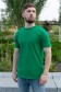  Green-t-shirt-man S-46-Unisex-(Мужской)    Мужская зелёная футболка 