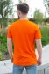 Мужская оранжевая футболка   Магазин Толстовок Футболки мужские