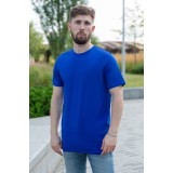 Мужская ярко-синяя футболка (василёк)