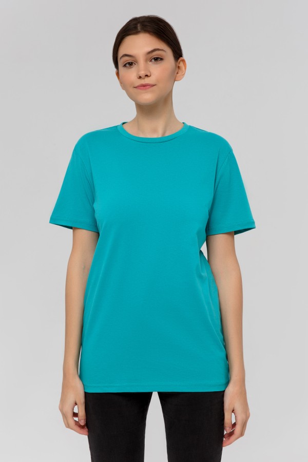  Emerald T-Shirt Unisex XS-38-40-Woman-(Женский)    Изумрудная женская футболка 