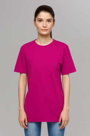 Футболка цвета фуксия женская