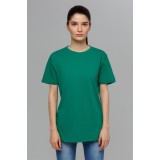 Темно-зеленая футболка женская