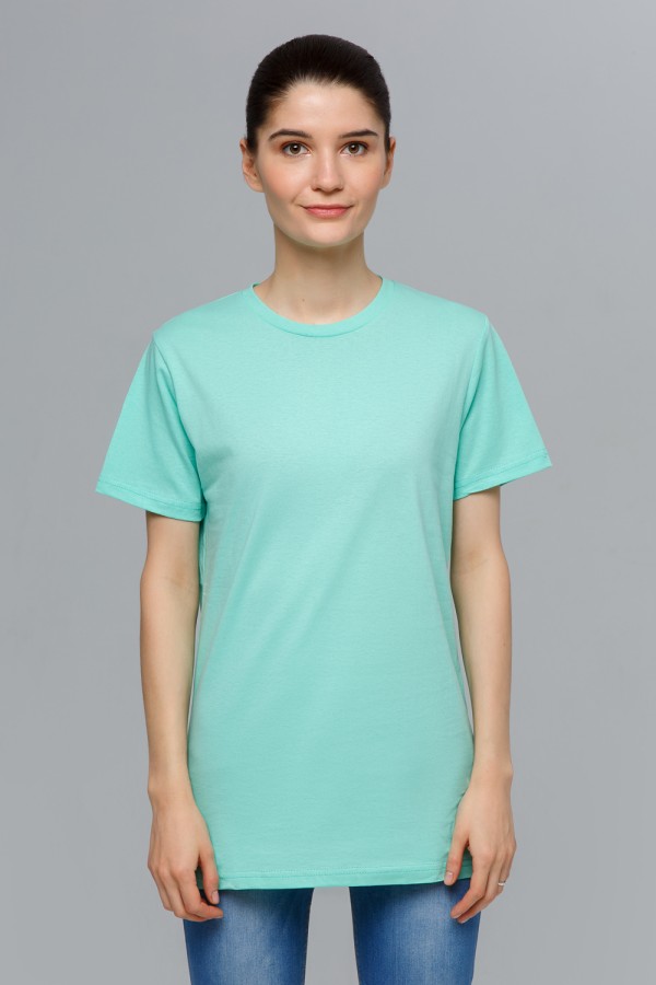  Mint t-shirt unisex S-40-42-Woman-(Женский)    Футболка унисекс цвет Минт женская 