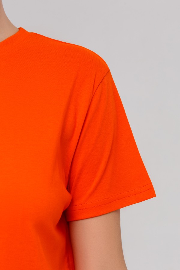 Оранжевая футболка женская   Магазин Толстовок Футболки женские