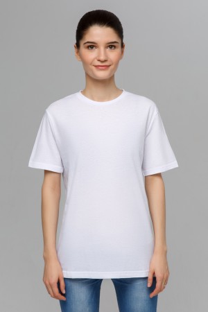 Белая женская футболка