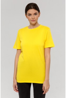 Жёлтая футболка женская