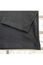 Черный женский лонгслив классический трикотажный   Магазин Толстовок Лонгсливы из кулирки базовые женские