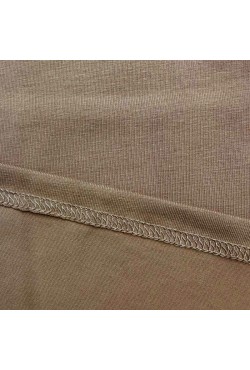 Мужской лонгслив классический трикотажный цвет какао