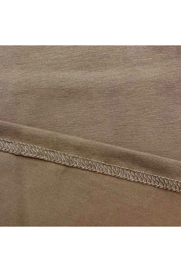 Женский лонгслив классический трикотажный цвет какао   Магазин Толстовок Лонгсливы из кулирки базовые женские