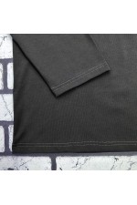 Женский лонгслив классический трикотажный цвет графитовый   Магазин Толстовок Лонгсливы из кулирки базовые женские