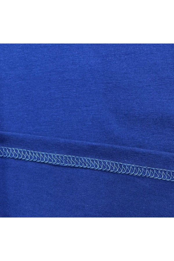 Женский лонгслив классический трикотажный цвет индиго   Магазин Толстовок Лонгсливы из кулирки базовые женские