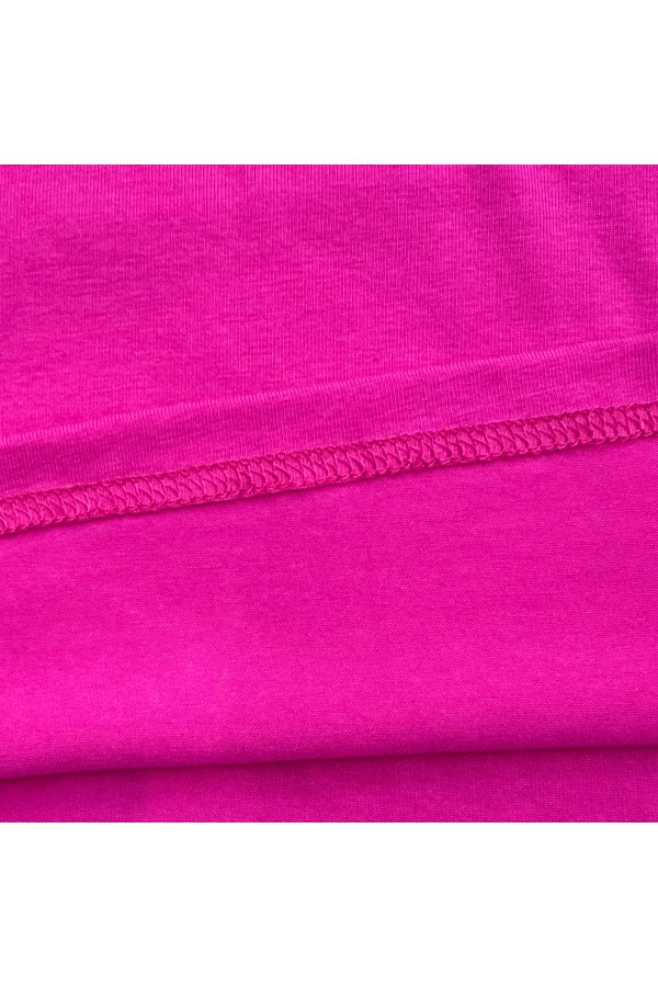 Женский лонгслив классический трикотажный ярко-розовый (фуксия)   Магазин Толстовок Лонгсливы из кулирки базовые женские