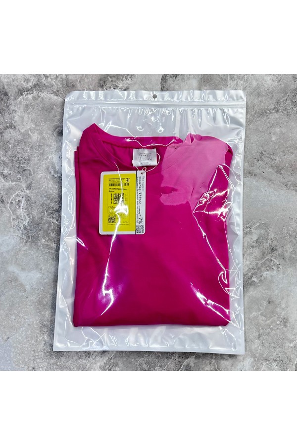 Женский лонгслив классический трикотажный ярко-розовый (фуксия)   Магазин Толстовок Лонгсливы из кулирки базовые женские