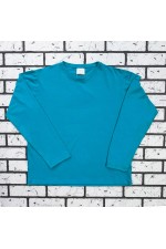 Женский лонгслив классический трикотажный мятный   Магазин Толстовок Лонгсливы из кулирки базовые женские