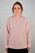 Longsleeve peach pink t-shirt woman XS-38-40-Woman-(Женский)    Женский лонгслив персиковый розовый классический трикотажный цвет 