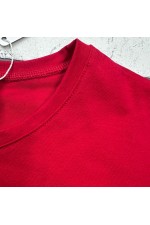 Женский лонгслив классический трикотажный красный   Магазин Толстовок Лонгсливы из кулирки базовые женские