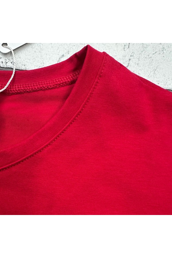 Женский лонгслив классический трикотажный красный   Магазин Толстовок Лонгсливы из кулирки базовые женские