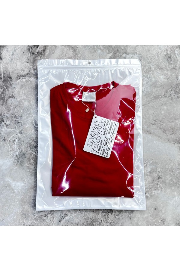 Женский лонгслив классический трикотажный красный   Магазин Толстовок Лонгсливы из кулирки базовые женские