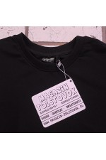 Женский лонгслив классический premium черный   Магазин Толстовок Женские лонгсливы классический крой