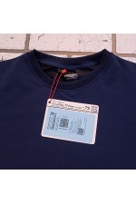 Женский лонгслив классический premium темно-синий   Магазин Толстовок Женские лонгсливы классический крой