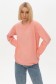 Peach Longsleeve Woman summer jersey XS-38-40-Woman-(Женский)    Женский лонгслив классический трикотажный цвет персиковый розовый 