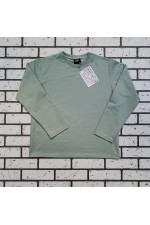 Женский лонгслив классический premium цвет шалфей (светло-зеленый)   Магазин Толстовок Женские лонгсливы классический крой