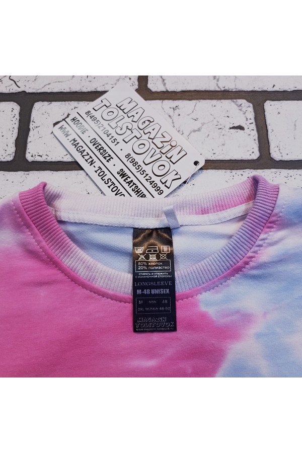 Женский лонгслив классический premium цвет Тай Дай розовый   Магазин Толстовок Женские лонгсливы классический крой