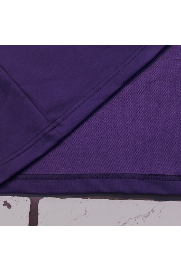 Женский лонгслив классический premium фиолетовый   Магазин Толстовок Женские лонгсливы классический крой