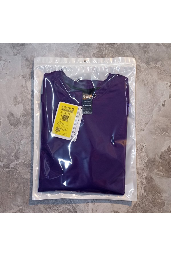 Женский лонгслив классический premium фиолетовый   Магазин Толстовок Женские лонгсливы классический крой