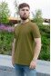  Khaki-T-shirt-man XS-44-Unisex-(Мужской)    Мужская футболка Хаки 