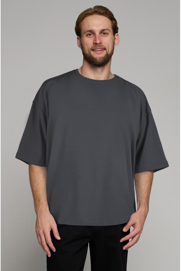  tshirt oversize graphitic man supreme XS-44-Unisex-(Мужской)    Футболка оверсайз графитовая мужская из кулирки supreme 