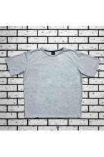  tshirt oversize grey melange  man supreme S-46-Unisex-(Мужской)    Футболка оверсайз серый-меланж мужская из кулирки supreme 