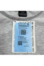 Футболка оверсайз серый-меланж мужская из кулирки supreme   Магазин Толстовок Мужские футболки oversize supreme 190-210 гр/м из кулирки