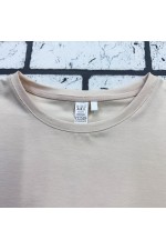 Футболка оверсайз бежевая (кремовая) женская из кулирки supreme   Магазин Толстовок Женские футболки oversize supreme 190-210 гр/м из кулирки