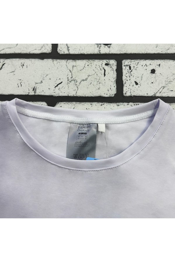 Футболка оверсайз белая женская из кулирки supreme   Магазин Толстовок Женские футболки oversize supreme 190-210 гр/м из кулирки
