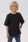  Kids T-shirt oversize Black 4XS-30-Kids-(На_деток)    Детская футболка оверсайз черная для деток с 3х лет 