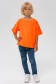 Детская Футболка оверсайз Оранжевый неон, для ребенка с 3х лет   Магазин Толстовок Футболки Оверсайз для Деток - Фотографии на Мальчиках