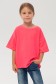  Kid's T-shirt oversize neon-pink 7XS-24-Kids-(На_деток)    Детская Футболка оверсайз  
