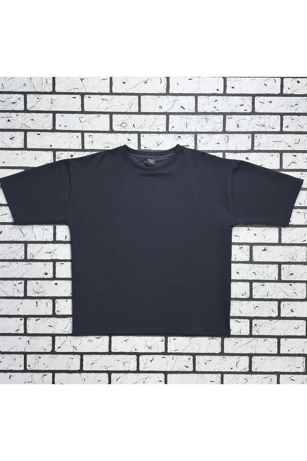 Футболка оверсайз графитовая из футера женская (унисекс)   Магазин Толстовок Футболки OVERSIZE Женские