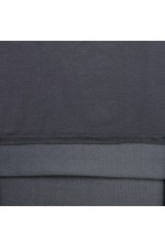 Футболка оверсайз графитовая из футера женская (унисекс)   Магазин Толстовок Футболки OVERSIZE Женские