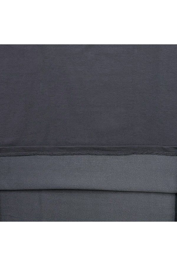 Футболка оверсайз графитовая из футера женская (унисекс)   Магазин Толстовок Футболки OVERSIZE Женские