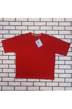 Футболка оверсайз красная мужская из кулирки supreme   Магазин Толстовок Мужские футболки oversize supreme 190-210 гр/м из кулирки