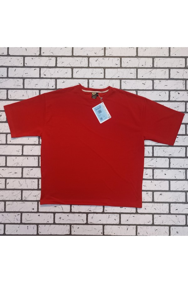 Футболка оверсайз красная мужская из кулирки supreme   Магазин Толстовок Мужские футболки oversize supreme 190-210 гр/м из кулирки