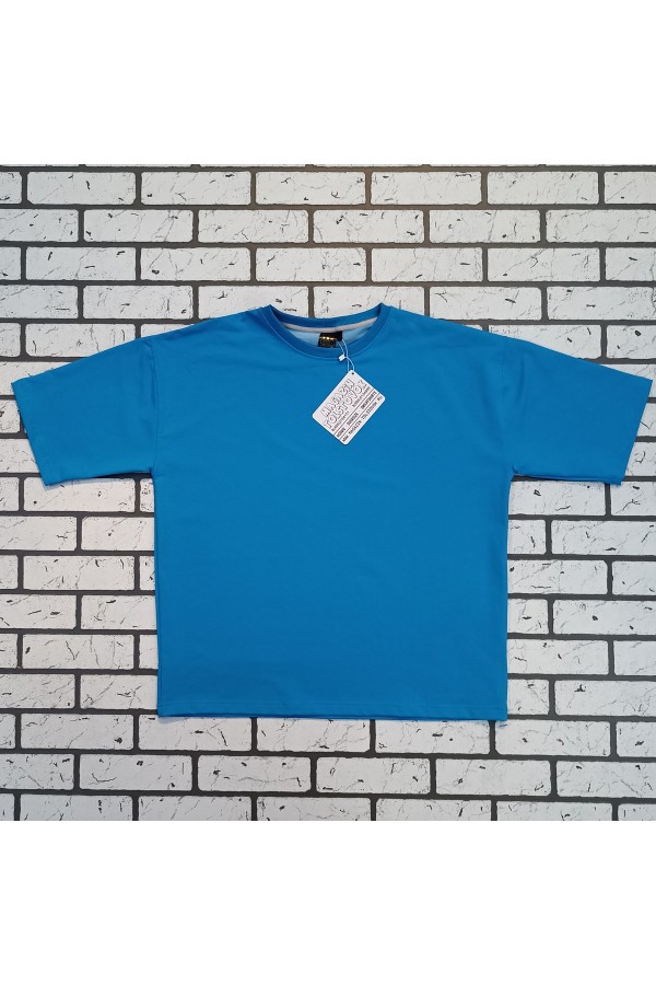 Футболка оверсайз бирюзовая   Магазин Толстовок Футболки OVERSIZE Женские