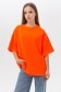  T-shirt OVERSIZE for teenagers Neon Orange XXL-46-48-Teenage-(Подростковый)     Подростковая Футболка оверсайз Неон оранжевый 