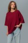  Oversize T-shirt "Bordeaux" XL-52-Unisex-(Женский)    Футболка оверсайз Бордовая женская 