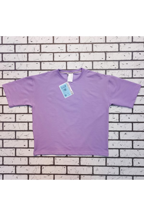 Подростковая Футболка оверсайз лавандовая (сиреневая)   Магазин Толстовок Футболки OVERSIZE Подростковые