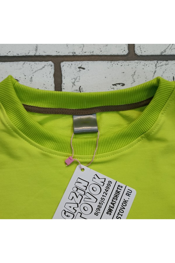 Футболка оверсайз лайм салатовая мужская (унисекс)   Магазин Толстовок Футболки OVERSIZE Мужские