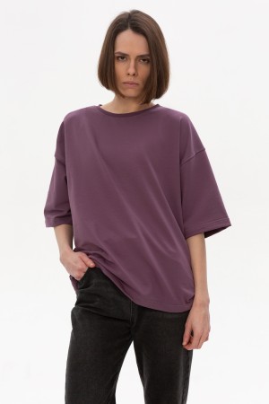 Футболка оверсайз Марсала